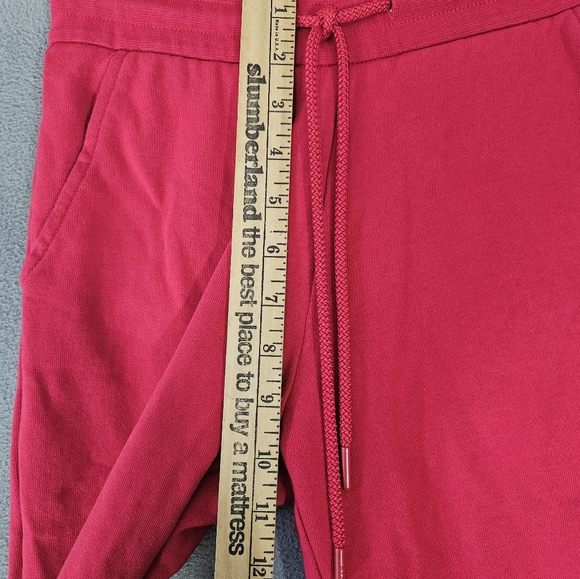 AX Armani Exchange Sweat Pants Skinny Fit Red Womens Size XS Side Logo Joggers - Picture 4 of 8